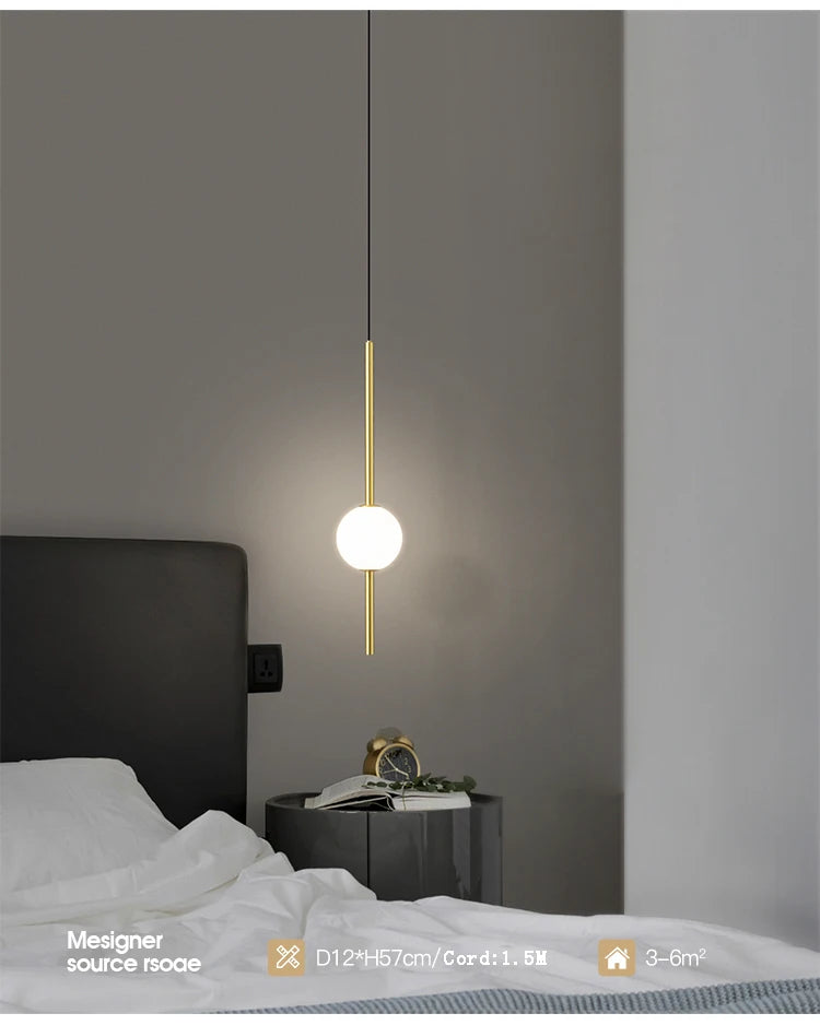 Pendant Light - Fumi Gold Elegant 1-Light Ceiling Fixture SW-36210458 - SWEET-LIGHTS