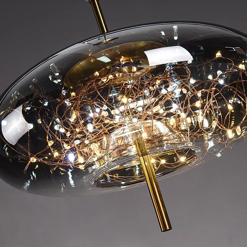 Pendant Light - Nordic Glass Bubble Ball LED Luxury Fixture SW-36210347 - SWEET-LIGHTS