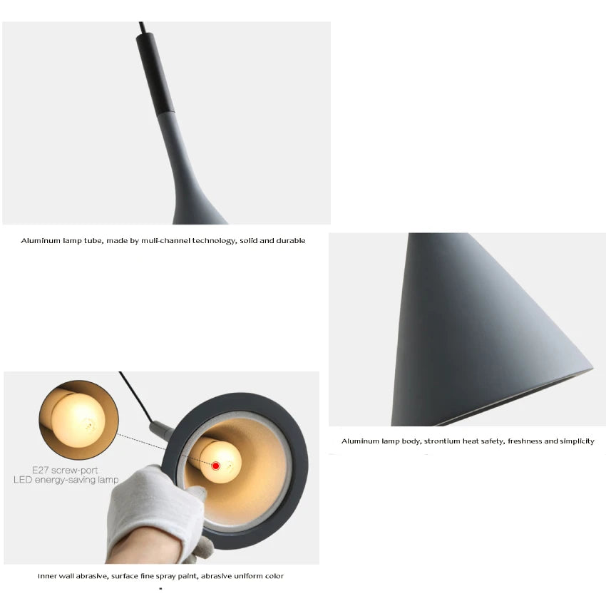 Pendant Light - Modern Led Black White Kitchen Island Fixture SW-36210345 - SWEET-LIGHTS