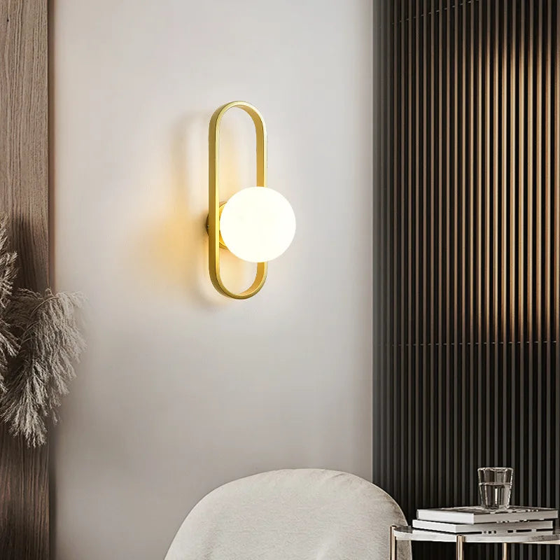 Wall Light - Modern Minimalist LED E27 Wall Sconce Glass SW-36210345 - SWEET-LIGHTS
