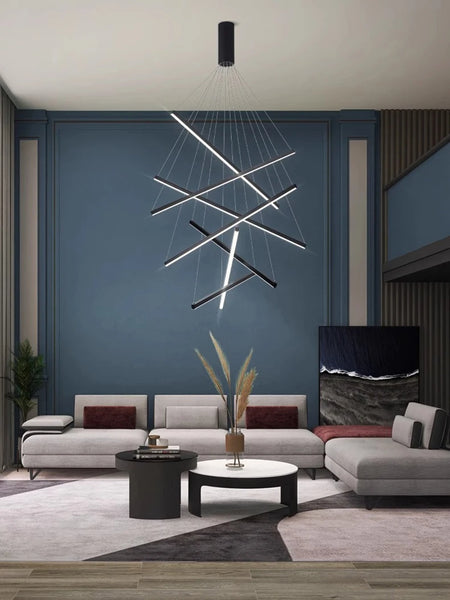 Pendant Light - Modern Stair Chandelier Nordic Luxury LED Ceiling Lamp for Living Room Indoor Light SW-36210567 - SWEET-LIGHTS