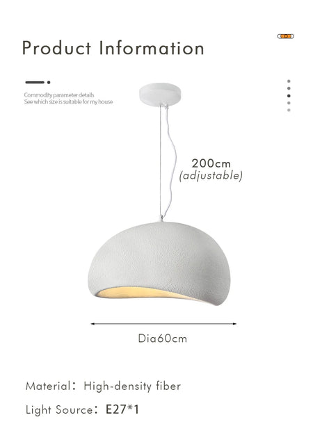 Pendant Light - Nordic Wabi Sabi Wind Pendant Lamp for Home Decor Lighting SW-36210345 - SWEET-LIGHTS