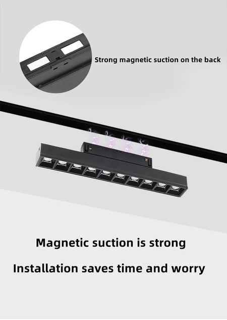 Spotlight - Magnetic Track Light Grille Flood Lamp DC48V Indoor Living SW-36210345 - SWEET-LIGHTS