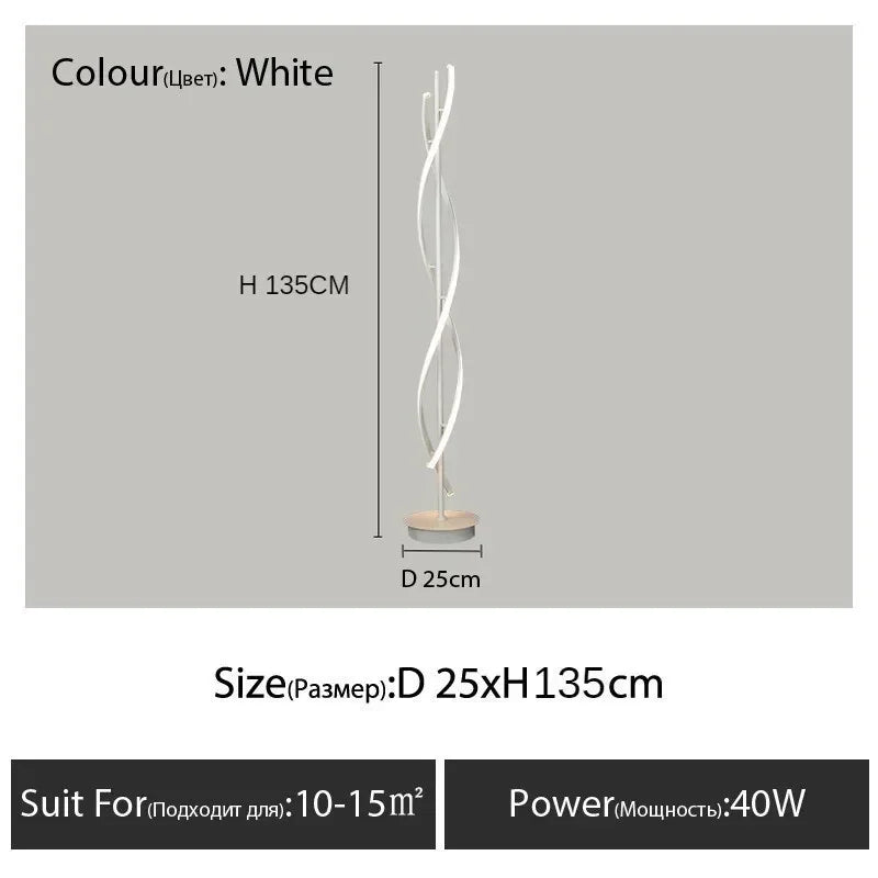Floor Lamp - Minimalist Geometric Line LED Designer Light SW-36210789 - SWEET-LIGHTS