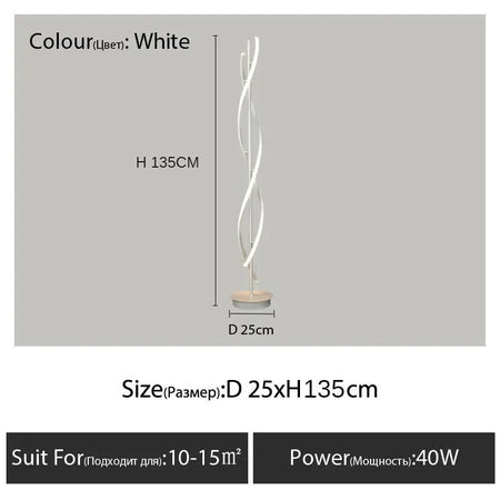 Floor Lamp - Minimalist Geometric Line LED Designer Light SW-36210789 - SWEET-LIGHTS