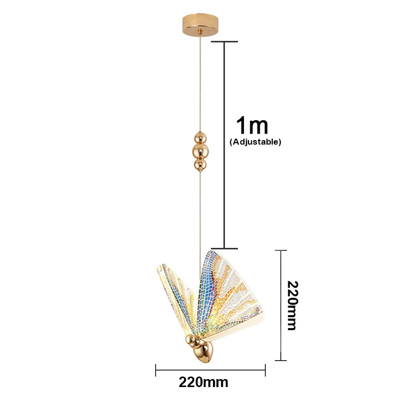 Wall Light - LED Wall Lamp Modern Creative Nordic Butterfly Bedroom Living Room Aisle Lighting SW-36210347 - SWEET-LIGHTS