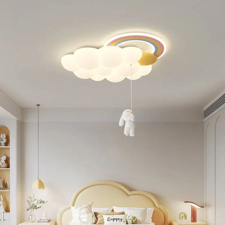 Children Lighting - Cartoon Cloud Rainbow Ceiling Light Bear Horse Rabbit Bedroom Lamps Eye Care Chandelier SW-36210345 - SWEET-LIGHTS