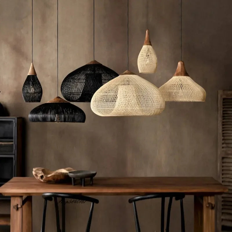 Pendant Light - Southeast Asian Rattan High Quality Ceiling Light Fixture SW-36210345 - SWEET-LIGHTS