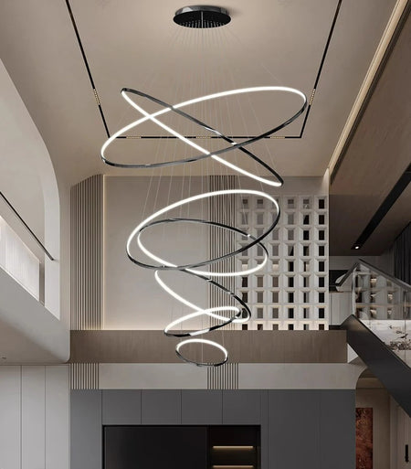 Chandelier - Modern Home Decor LED Pendant Light for Staircase SW-36210346 - SWEET-LIGHTS