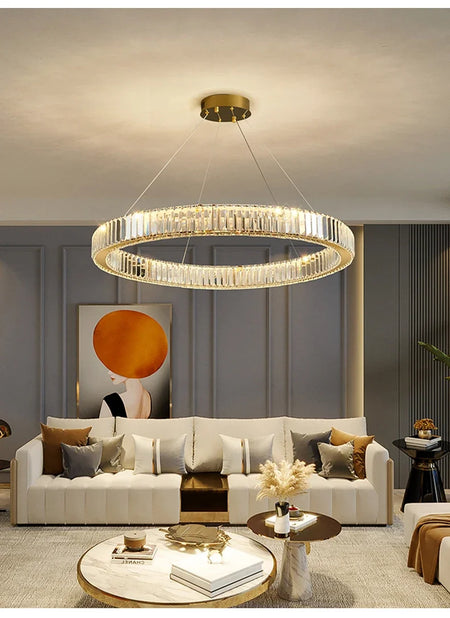 Pendant Light - Led Luxury Crystal Ceiling Pendant Lamp for Living Room and Dining SW-36210347 - SWEET-LIGHTS
