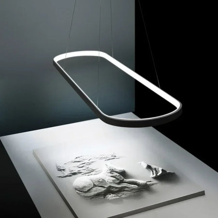 Pendant Light - Modern LED 70/90cm Elliptical Lamp SW-36210789 - SWEET-LIGHTS