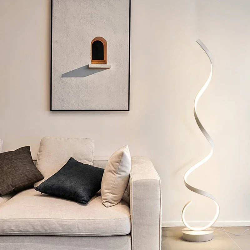 Floor Lamp - Modern LED Strip Minimalist Black White Light SW-36210457 - SWEET-LIGHTS