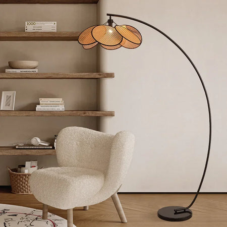 Floor Lamp - Knitting Rattan LED Lighting Nightlight for Living Room and Bedroom SW-36210346 - SWEET-LIGHTS