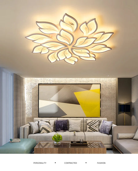 Ceiling Light - Modern LED Ceiling Chandeliers Light for Living Dining Room Bedroom Ceiling Lamps With Remote Control Dimmable Lights Fixtures SW-36210347 - SWEET-LIGHTS