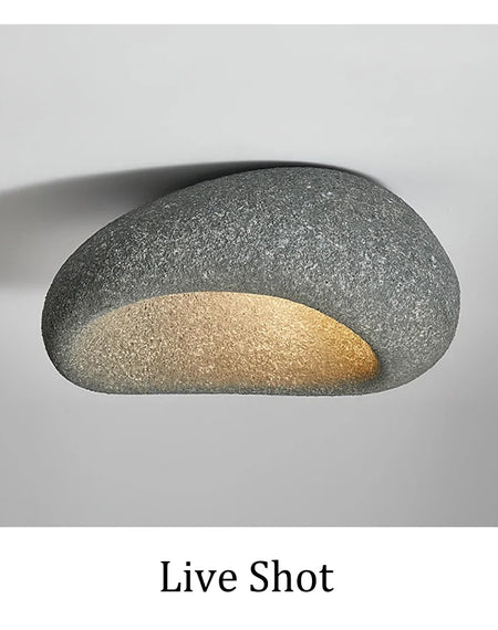 Ceiling Light - Modern Japanese Wabi Sabi Grey 45cm Lamp Coral Red SW-36210123 - SWEET-LIGHTS