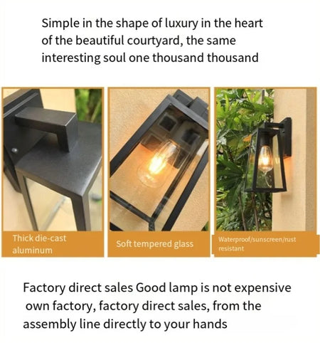 Outdoor Light - European Style Waterproof Super Bright Wall Lamp SW-36210347 - SWEET-LIGHTS
