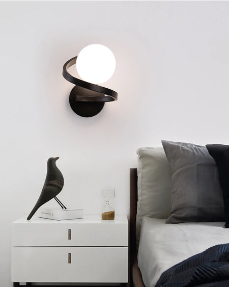Wall Light - Interior LED Wall Lamps Wall Lighting Fixtures for Bedroom Living Room Indoor Frosted Glass Ball Sconce SW-36210458 - SWEET-LIGHTS