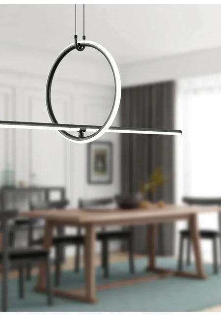 Pendant Light - Post Modern LED Strip Geometric Pattern for Home SW-36210468 - SWEET-LIGHTS