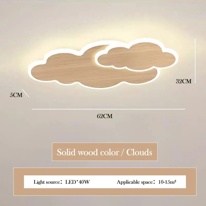 Children Lighting - Creative Cloud Children's Room LED Ceiling Light Modern Bedroom Study Lamp Nordic Designer Fixture SW-36210458 - SWEET-LIGHTS