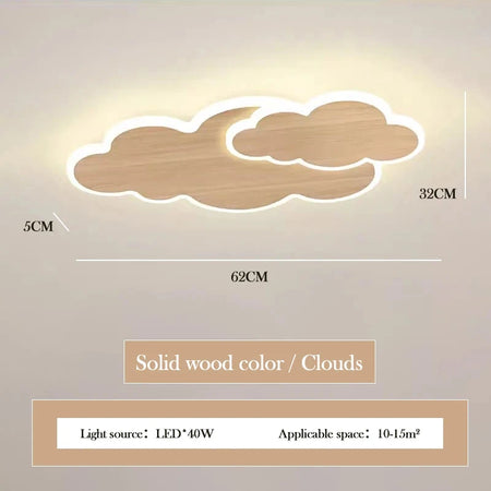 Children Lighting - Creative Cloud Children's Room LED Ceiling Light Modern Bedroom Study Lamp Nordic Designer Fixture SW-36210458 - SWEET-LIGHTS