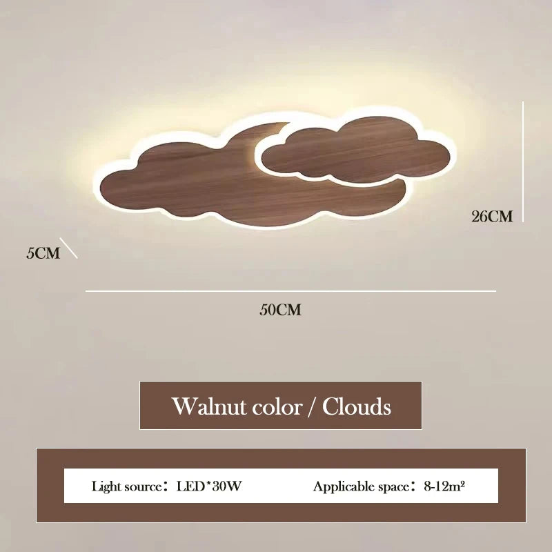 Children Lighting - Creative Cloud Children's Room LED Ceiling Light Modern Bedroom Study Lamp Nordic Designer Fixture SW-36210458 - SWEET-LIGHTS