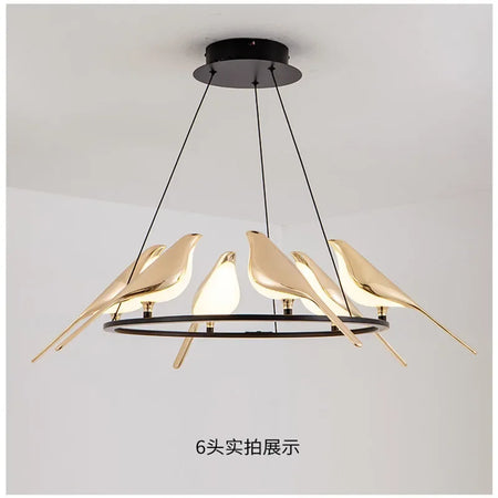 Pendant Light - BUNNY Nordic Postmodern Round LED Bird Light SW-36210789 - SWEET-LIGHTS