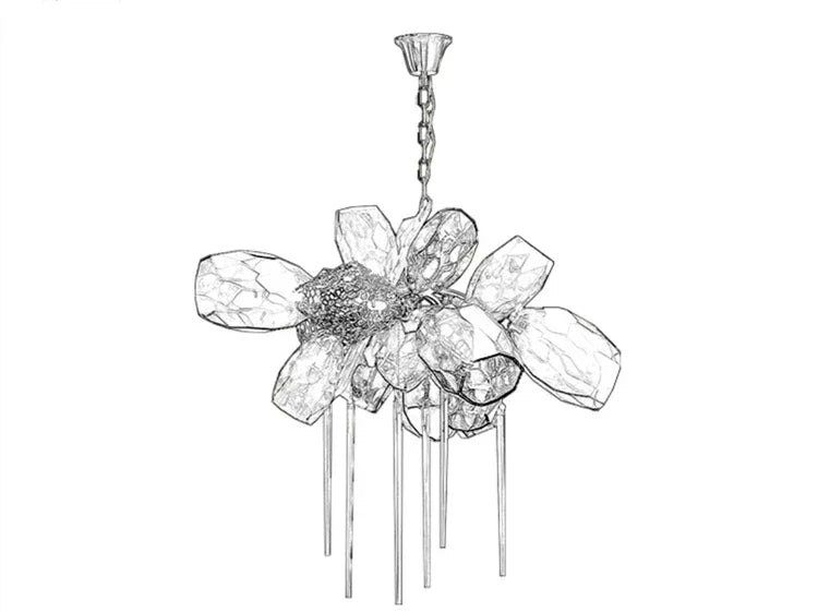 Chandelier - Modern Luxury LED Stainless Steel Crystal Pendant Light Free Bulb SW-36210789 - SWEET-LIGHTS