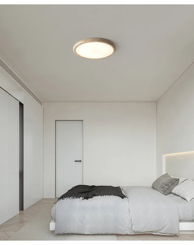 Ceiling Light - Modern Cream Style Bedhead Fixture Yellow Travertine LED SW-36214578 - SWEET-LIGHTS