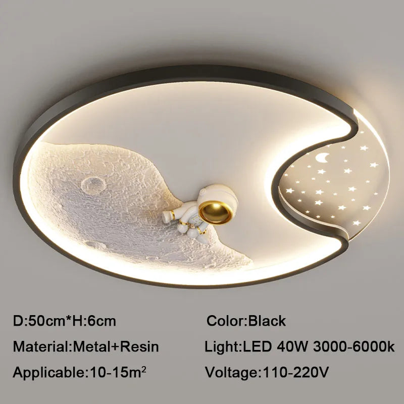 Children Lighting - Luminaire Modern Astronaut Led Ceiling Lamp for Kids Bedroom Surface Mounted SW-36210345 - SWEET-LIGHTS