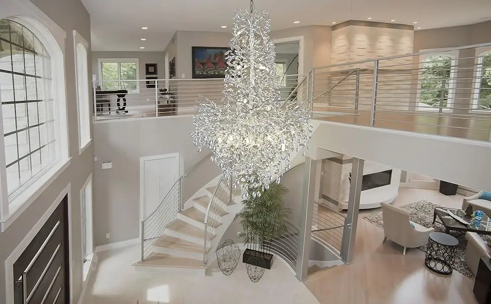 Chandelier - Luxury Modern Crystal Ceiling Lighting for High Ceilings SW-36210478 - SWEET-LIGHTS