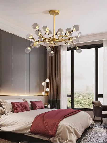 Pendant Light - Nordic G4 Led Chandelier Modern Branch Gold Black SW-36210678 - SWEET-LIGHTS