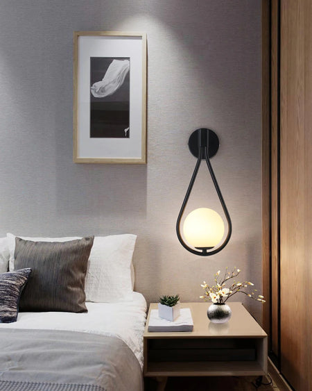 Wall Light - Interior LED Wall Lamps Wall Lighting Fixtures for Bedroom Living Room Indoor Frosted Glass Ball Sconce SW-36210458 - SWEET-LIGHTS