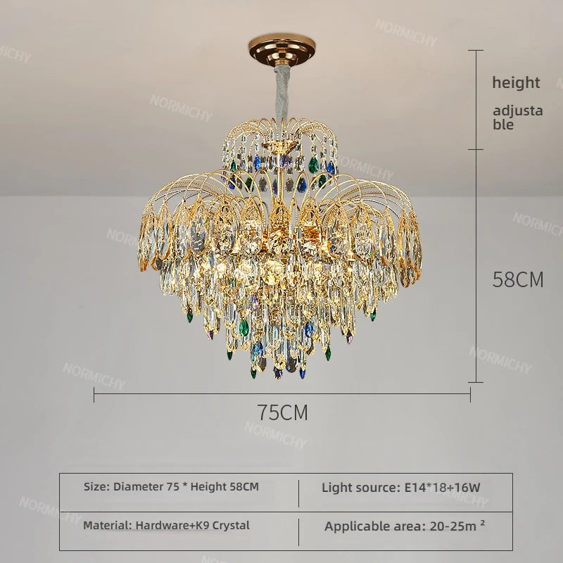 Chandelier - Home Decoration Crystal Chandelier Luxury Villa Lighting SW-36210458 - SWEET-LIGHTS