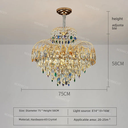 Chandelier - Home Decoration Crystal Chandelier Luxury Villa Lighting SW-36210458 - SWEET-LIGHTS