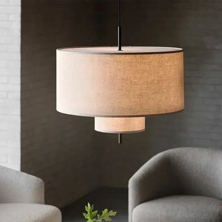 Pendant Light - Japanese Wabi Sabi Fabric Art Chandelier SW-36210345 - SWEET-LIGHTS