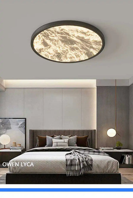Ceiling Light - Modern Black/White LED Fixture Remote Dimmable for Home Decor SW-36210457 - SWEET-LIGHTS
