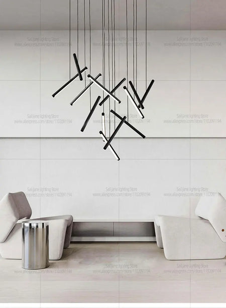 Pendant Light - Minimalist Living Room Long Strip Chandelier SW-36210345 - SWEET-LIGHTS