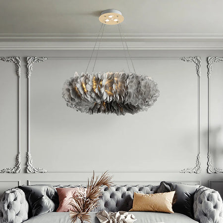 Pendant Light - Nordic Goose Feather LED Chandelier Home Decor SW-36210345 - SWEET-LIGHTS
