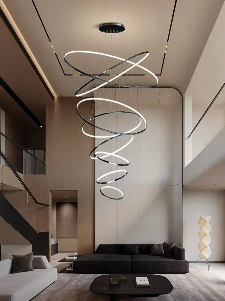 Chandelier - Modern Home Decor LED Pendant Light for Staircase SW-36210346 - SWEET-LIGHTS