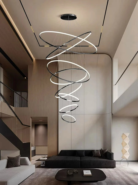 Chandelier - Modern Home Decor LED Pendant Light for Staircase SW-36210346 - SWEET-LIGHTS