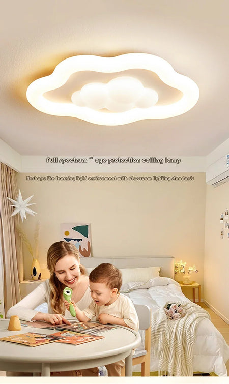 Children Lighting - Modern Cream Cloud LED Ceiling Lamp for Boys and Girls SW-36210345 - SWEET-LIGHTS