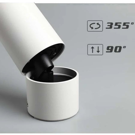 Spotlight - Rotating 355 ° Folding Surface Mounted Spot Light with No Opening Exquisite Ceiling COB Tube Light SW-36210789 - SWEET-LIGHTS