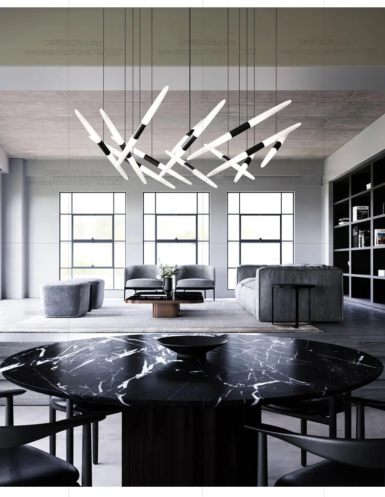 Pendant Light - Designer Pendent Lamp Luxury Modern Chandelier Living Room Loft Villa Home Decor Lighting SW-36210725 - SWEET-LIGHTS