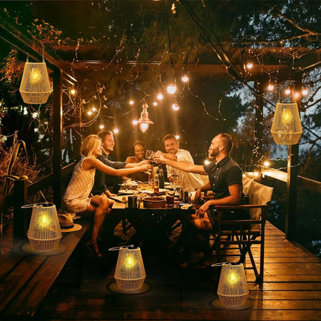 Outdoor Light - 1pcs/2pcs Solar Hand Woven 0.6W Garden Light SW-36210793 - SWEET-LIGHTS