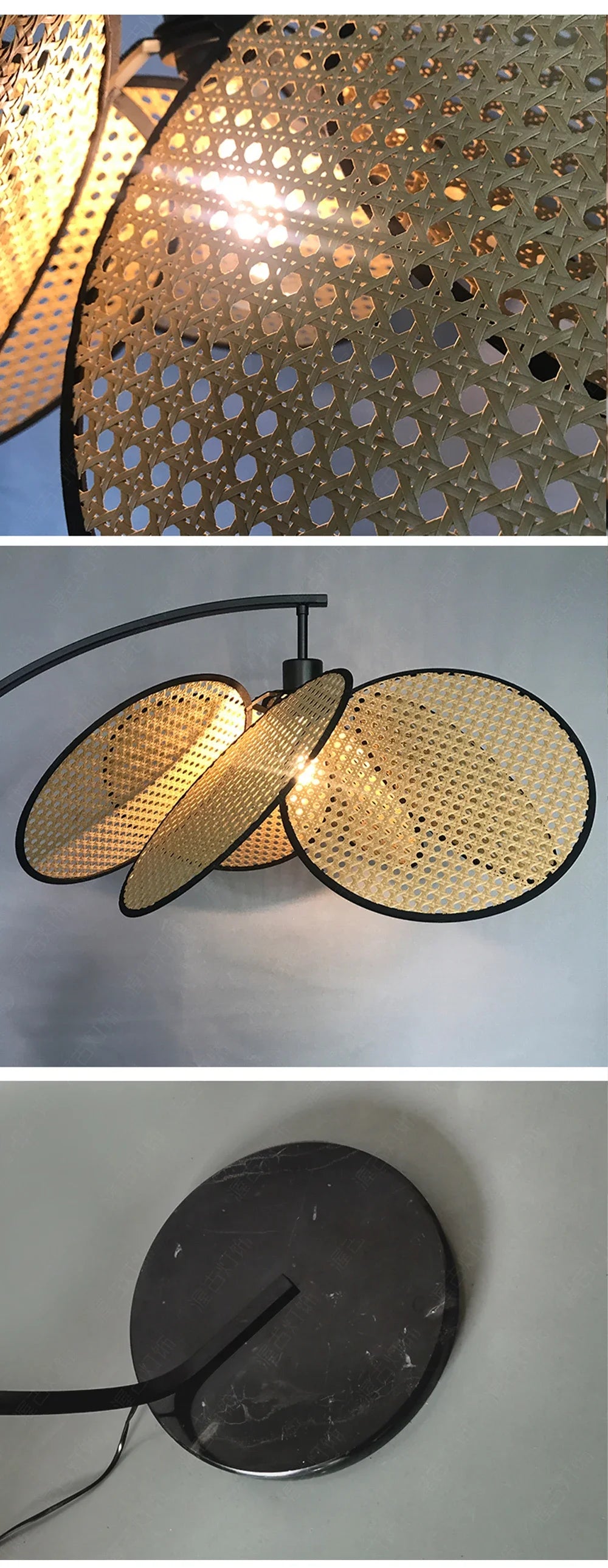 Floor Lamp - Knitting Rattan LED Lighting Nightlight for Living Room and Bedroom SW-36210346 - SWEET-LIGHTS