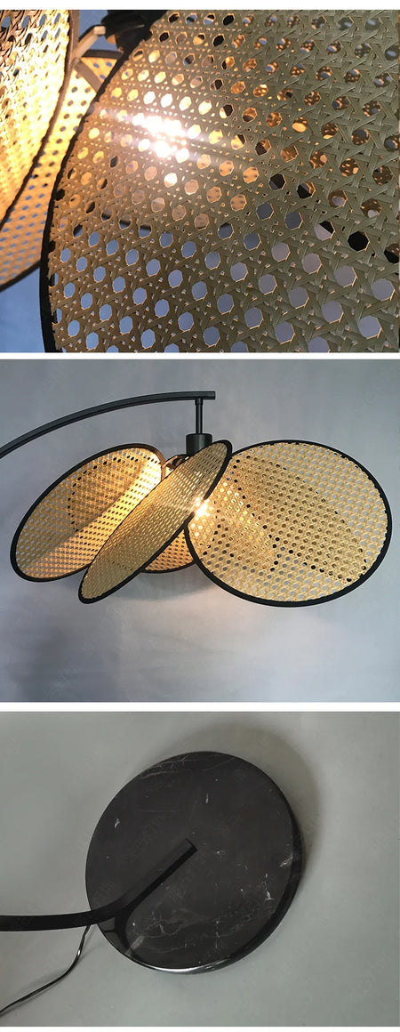 Floor Lamp - Knitting Rattan LED Lighting Nightlight for Living Room and Bedroom SW-36210346 - SWEET-LIGHTS