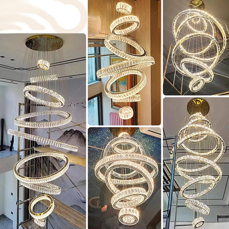 Chandelier - Modern Home Decoration Crystal Chandelier for Living Room and Stair Pendant Lighting SW-36210578 - SWEET-LIGHTS