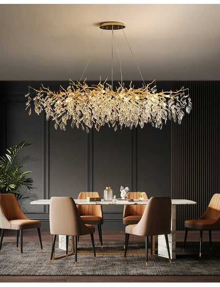 Pendant Light - French Luxury Golden Modern Branch Chandelier SW-36214678 - SWEET-LIGHTS