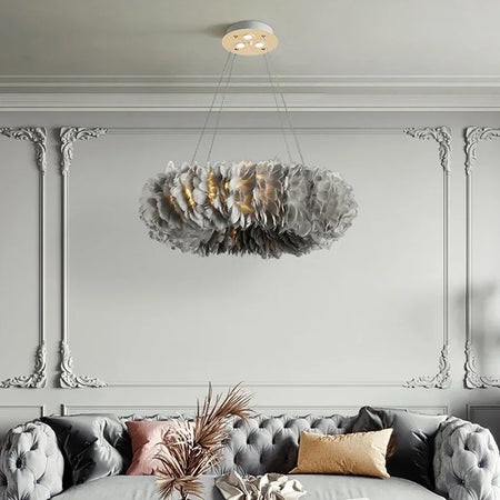 Pendant Light - Nordic Goose Feather LED Chandelier Home Decor SW-36210345 - SWEET-LIGHTS