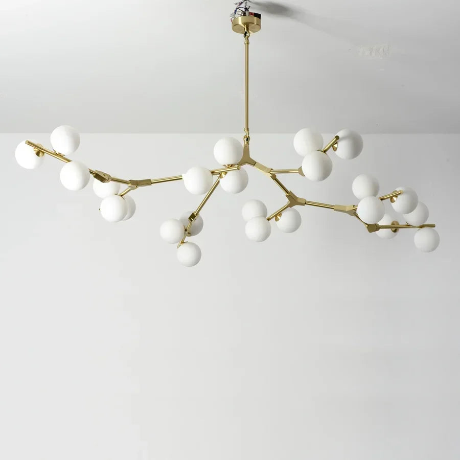 Pendant Light - Modern Tree Branches LED Chandelier with Glass Balls for Living Room and Dining Room SW-36210457 - SWEET-LIGHTS